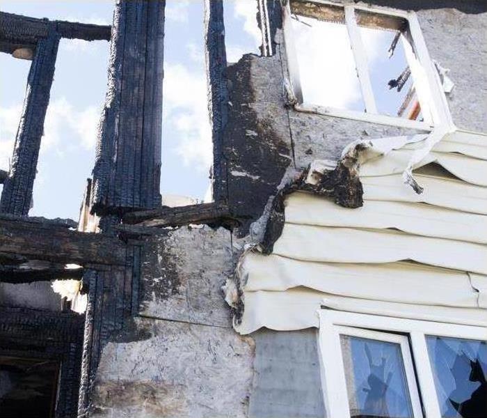 structural damage after a property fire