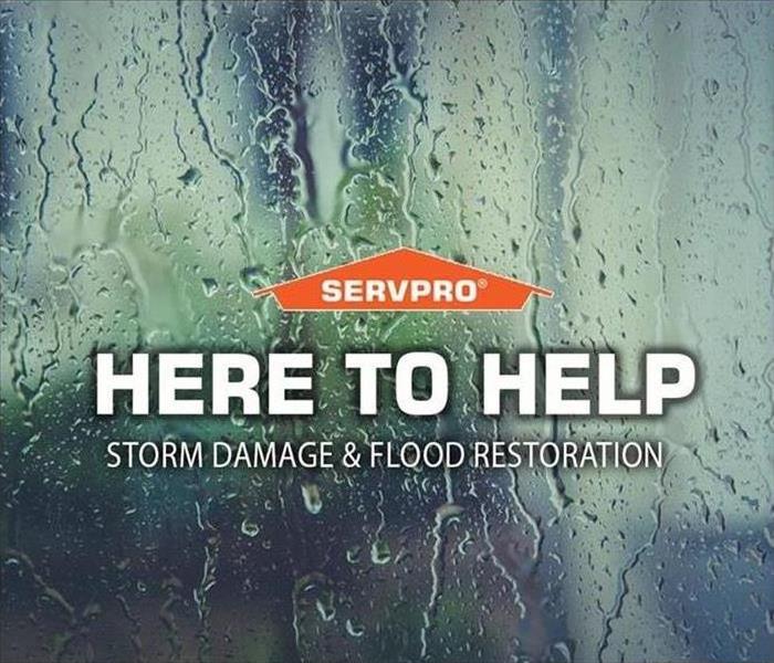 Rain on window pane, and other severe weather property restoration